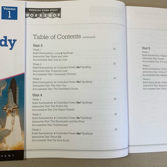 Homeschool Elementary Phonics My Word Study Benchmark Education Set Volumes 1&2 - Picture 7 of 12